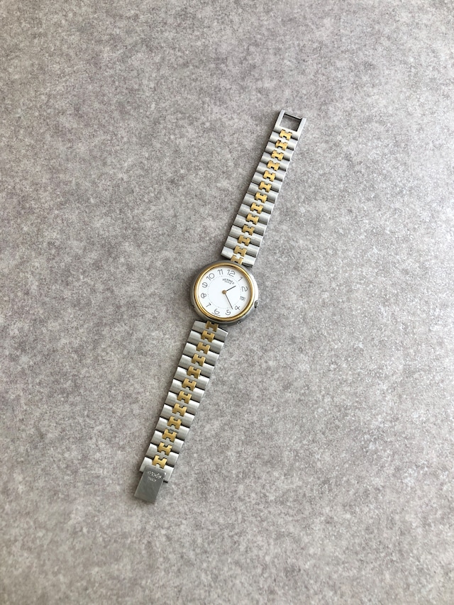 HERMES エルメス 腕時計 シルバー ステンレススチール クリッパー vintage ヴィンテージ オールド bm3wfz