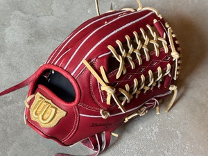 2026年限定モデル　BASIC LAB DUAL【Wilson】軟式用グローブ　D8型 ［Wilson］直伝型付け　ブリック