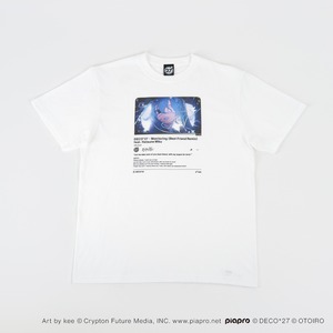 【モニタリング (Best Friend Remix)】サムネイルTシャツ / ホワイト【予約対象商品】