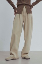 DU250733 Twill Tuck Pants 【T sizeあり】