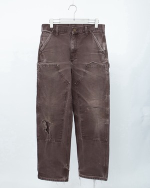 "Carhartt" good damage double knee duck trousers (size:32×32)