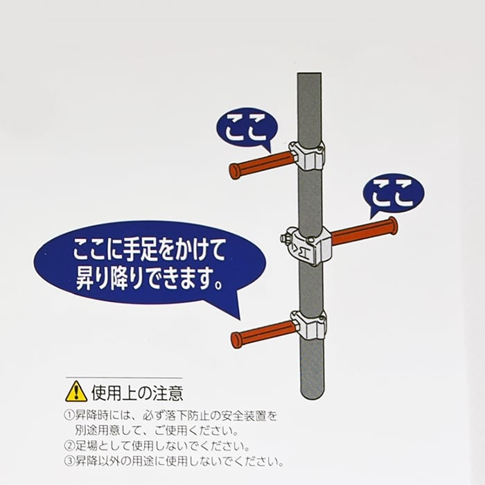ステップクランプ【30個セット】作業現場の昇降通路に。簡易