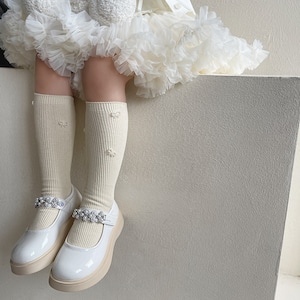 GOODSパール蝶結びデザインソックス