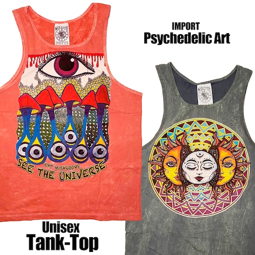 【IMPORT】Psychedelic Art Tank-Top