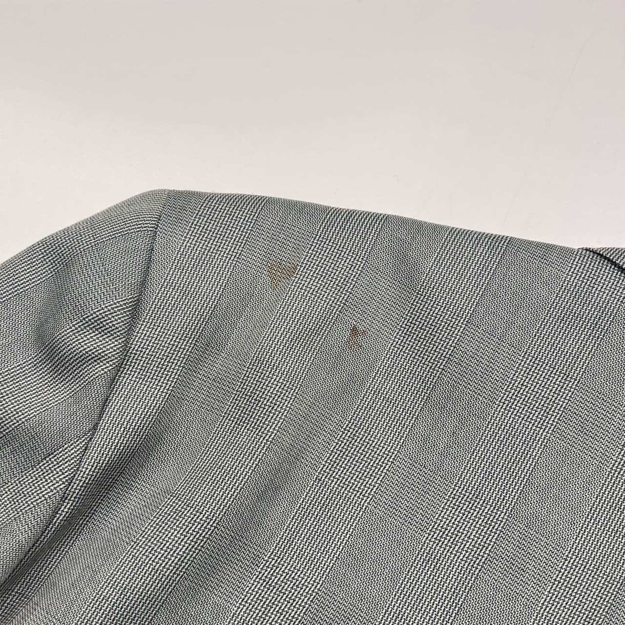 上下 Papas パパス イタリアTIBERGHIEN社 イタリア製生地 ダブル テーラードジャケット スラックス セットアップ スーツ (上)L48(下)L82/グレー系 メンズ