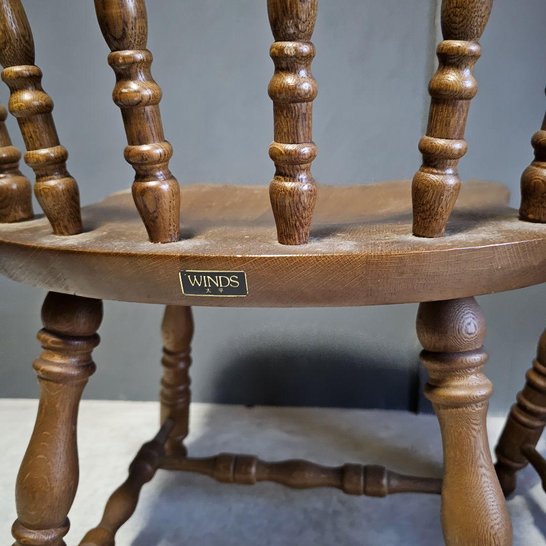 高品質飛騨家具太平winds しっかりとしたウィンザーチェア2脚56