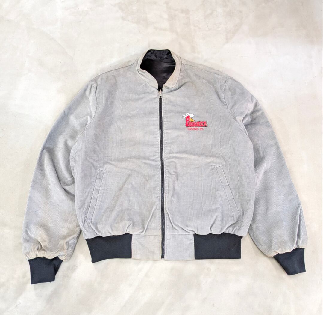 the jaket factory corduroy × satin reversible jaket 小岩店