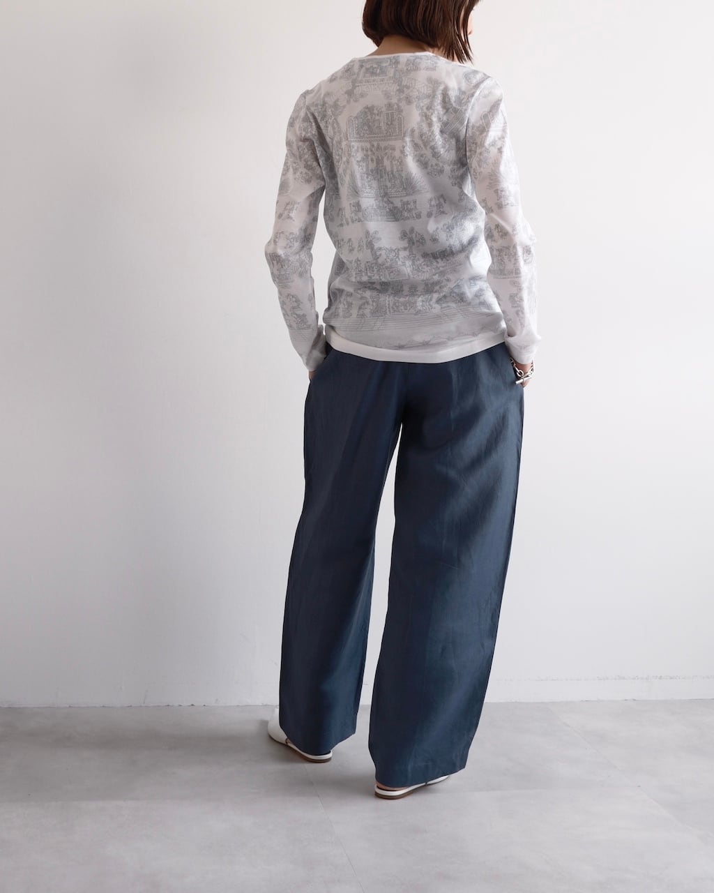 CÉLINE by Phoebe philo LINEN VISCOSE ZIP TROUSERS | dear closet