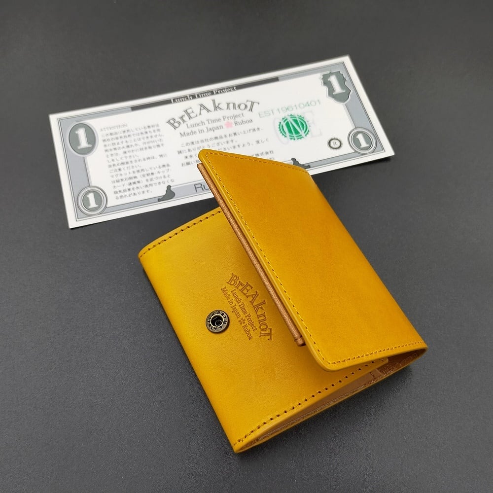 【美品】Breaknot Minitto 二つ折り財布 ブッテーロレザー Minitto (Buttero leather) / Mini wallet | BrEAknoT ブレイクノット