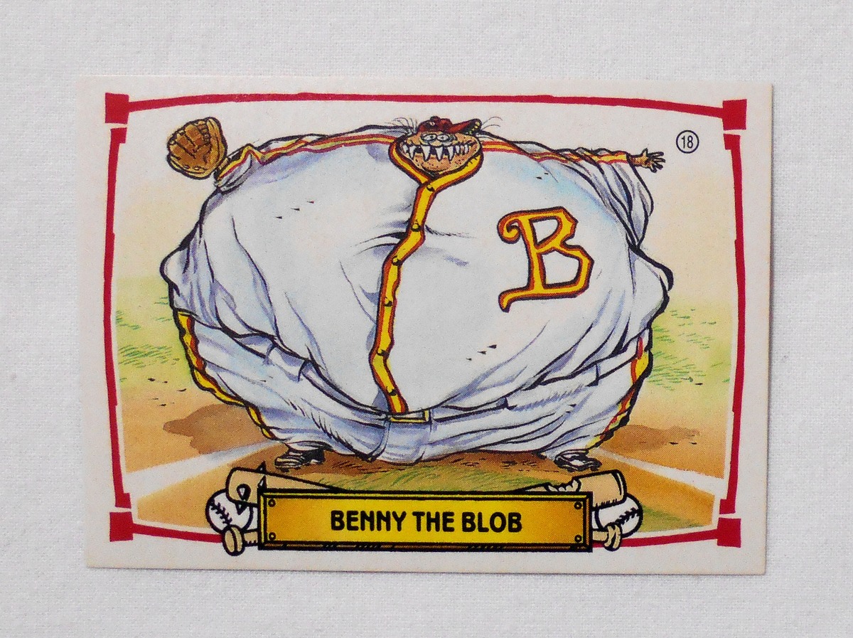 【NO.18B BENNY THE BLOB [BASEBALLS GREATEST GROSS OUTS STICKERS
