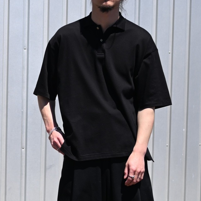 INTERIM / HIGH GAUGE SEA ISLAND PIQUE　HYPER BIG POLO SHIRT