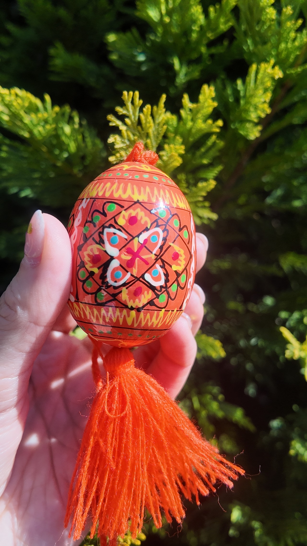 装飾用木製プィサンカ（イースターエッグ）　コロミヤモデル - 12