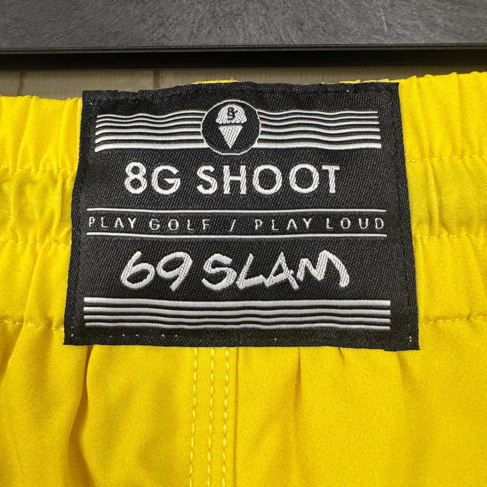 8G SHOOT × 69slam SHORT PANTS -YELLOW- | 8G SHOOT WEBSTORE
