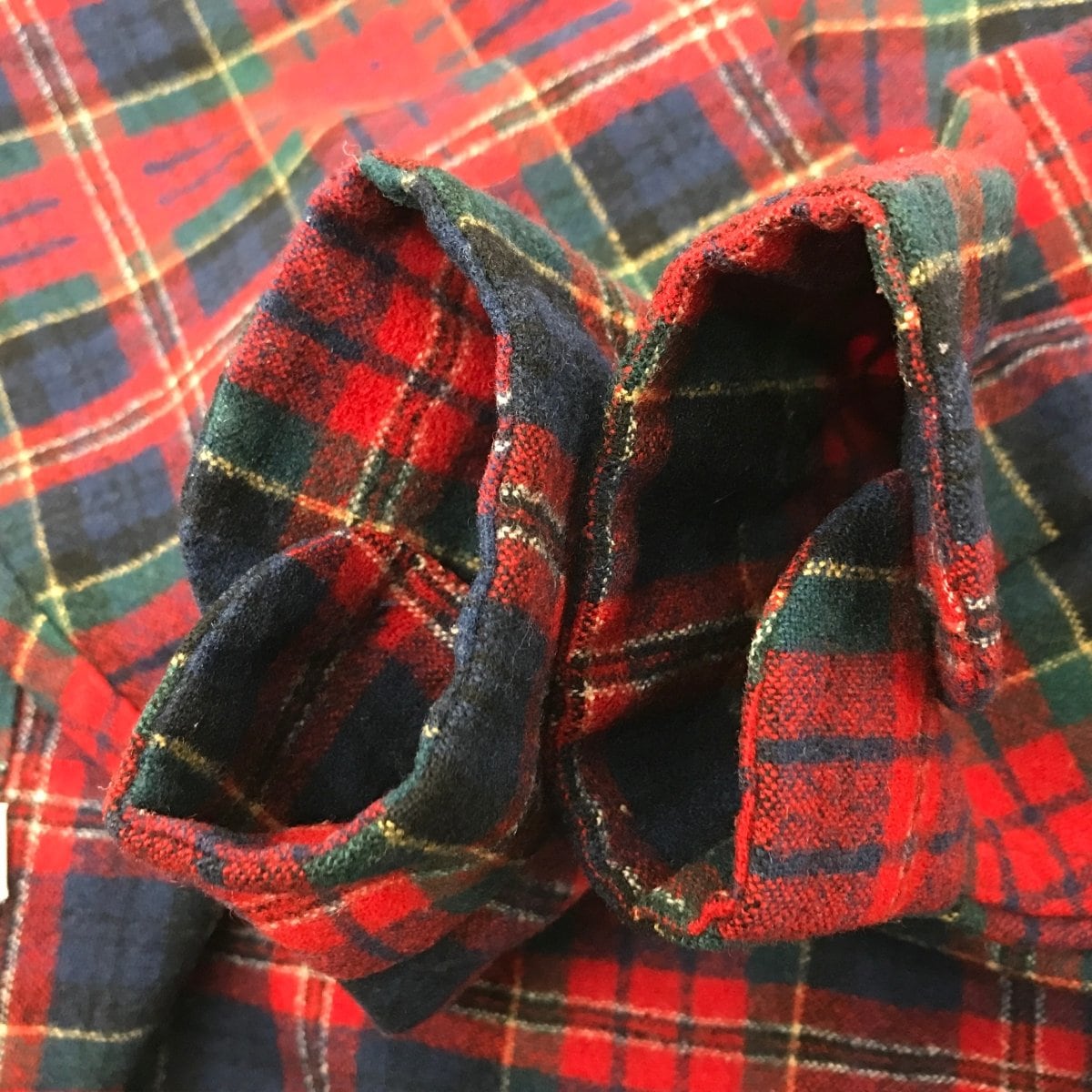 PENDLETON ペンドルトン 70年代 USA製 オープンカラー タータン