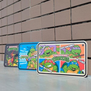 【 BIKER CM PLATE / ミニプレート 】Teenage Mutant Ninja Turtles ( ティーンエイジ ミュータント ニンジャ タートルズ ) / CM PLATE / CMプレート / ライセンスプレート 〚アメリカン雑貨 アメトイ〛