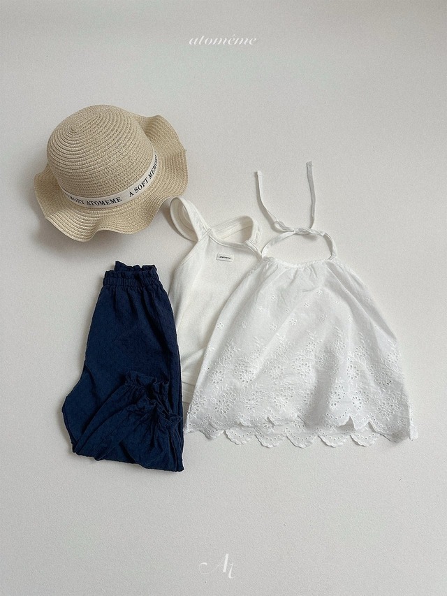 〘予約〙atomeme / Rene Rib Halter-neck Top