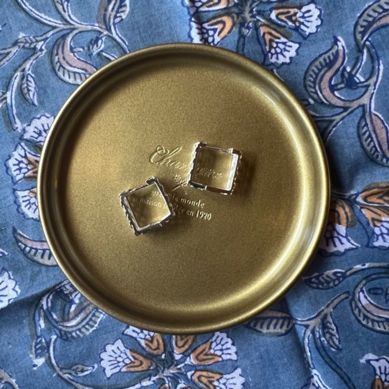 TOPANGA Jewelry 　Vintage-style square earrings　ヴィンテージスタイル　スクエアピアス　ピアス　スクエア　シルバー　ギフト　プレゼント