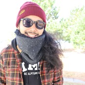 ROBIN NECK WARMER /ネップツイード&ブラックファー