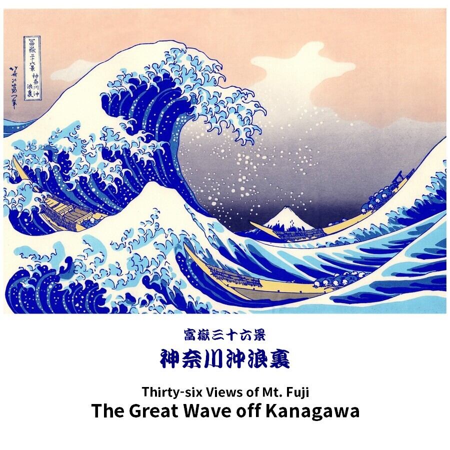 The Great Wave off Kanagawa/Thirty-six Views of Fuji