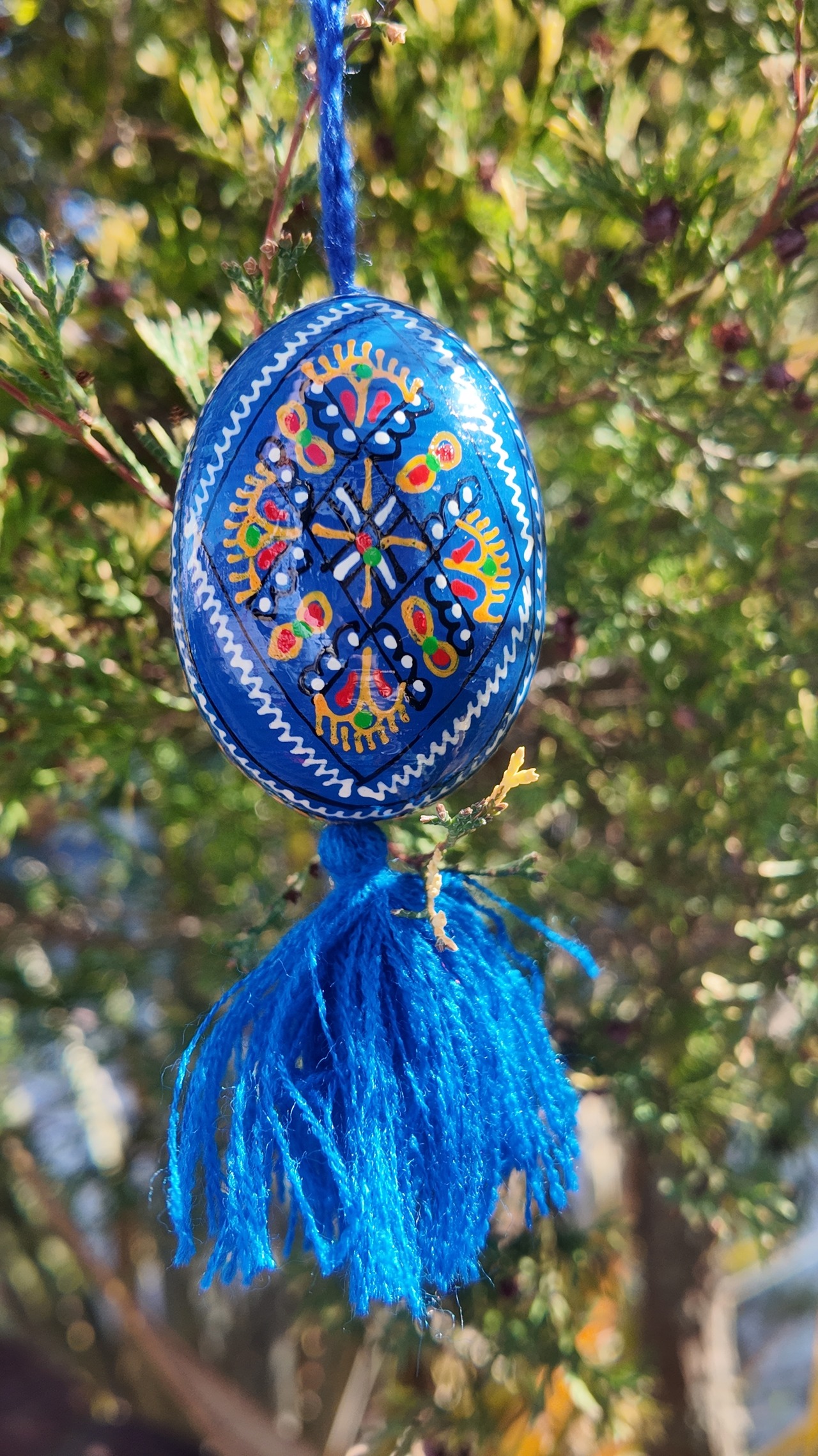 装飾用木製プィサンカ現代的なフツル様式（イースターエッグ）　 - 1