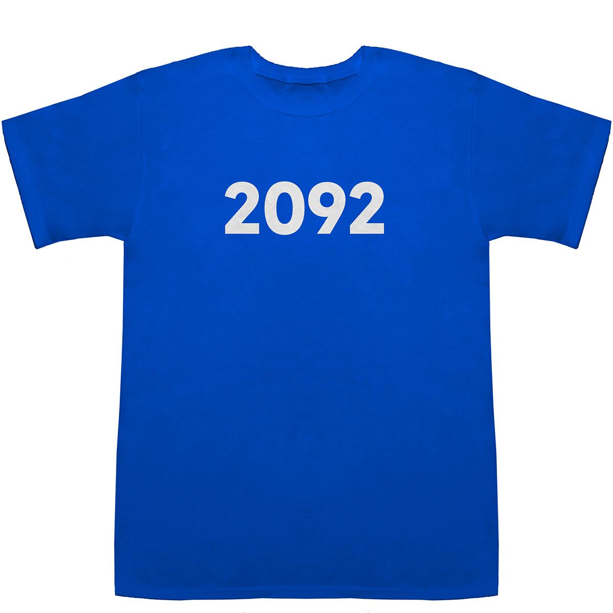 2092 T-shirts【Tシャツ】【ティーシャツ】【数字】【年代】【品番