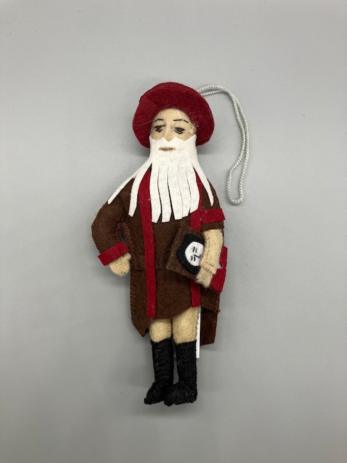 SILK ROAD BAZAAR FIGURE ORNAMENT - LEONARD DA VINCI 1