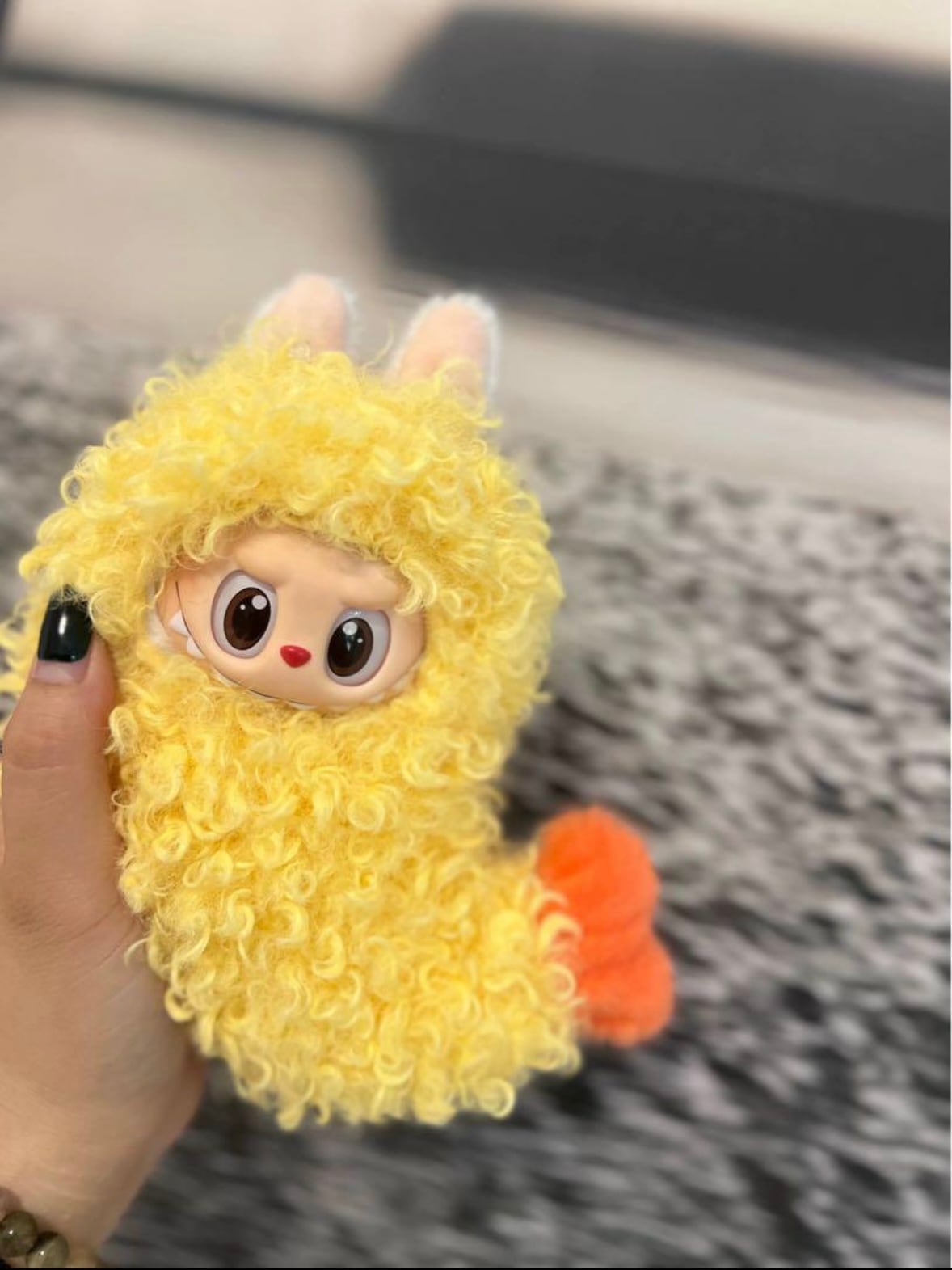 えびふらい♥️3着 labubu ラブブ ドレス エビフライ 17センチ ぬい服 着ぐるみ着せ