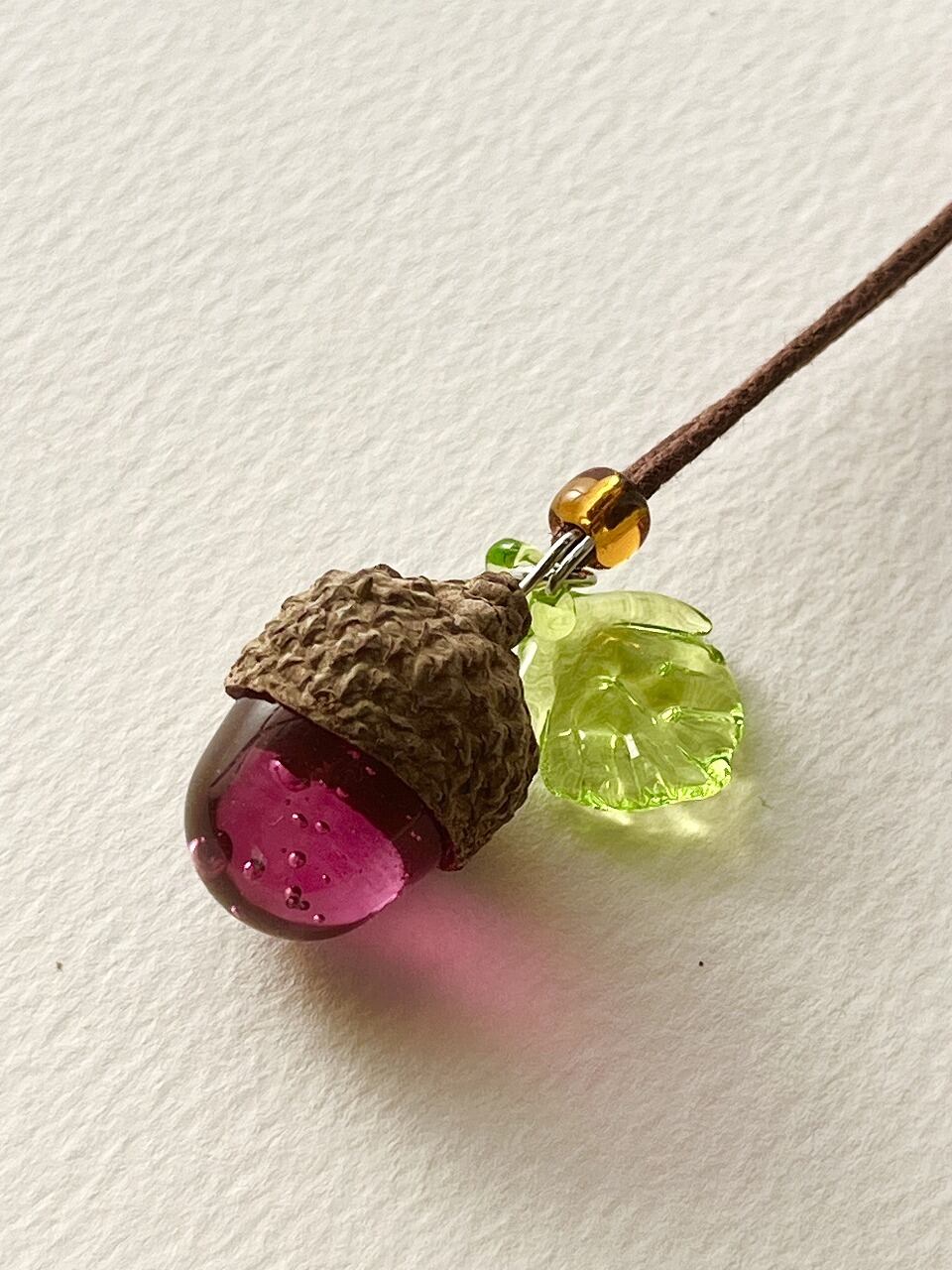 どんぐりのペンダント | Glass ぶどうの実