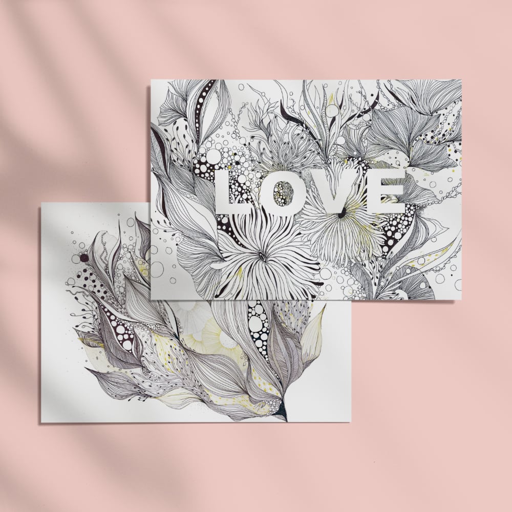 ポストカードセット・“Geometry_01”