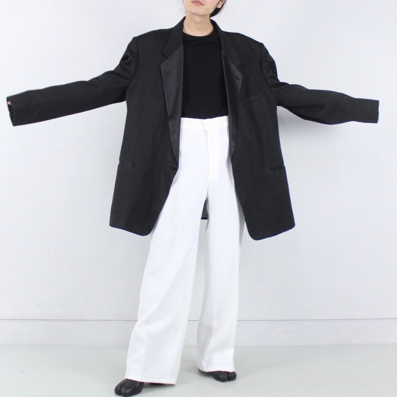 Christian Dior スーパービッグ サテン切替 テーラードジャケット 【OT