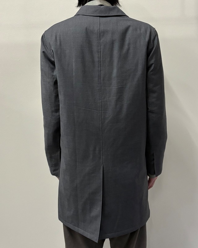 【1998FW PRADA】wool velcro half coat/grey
