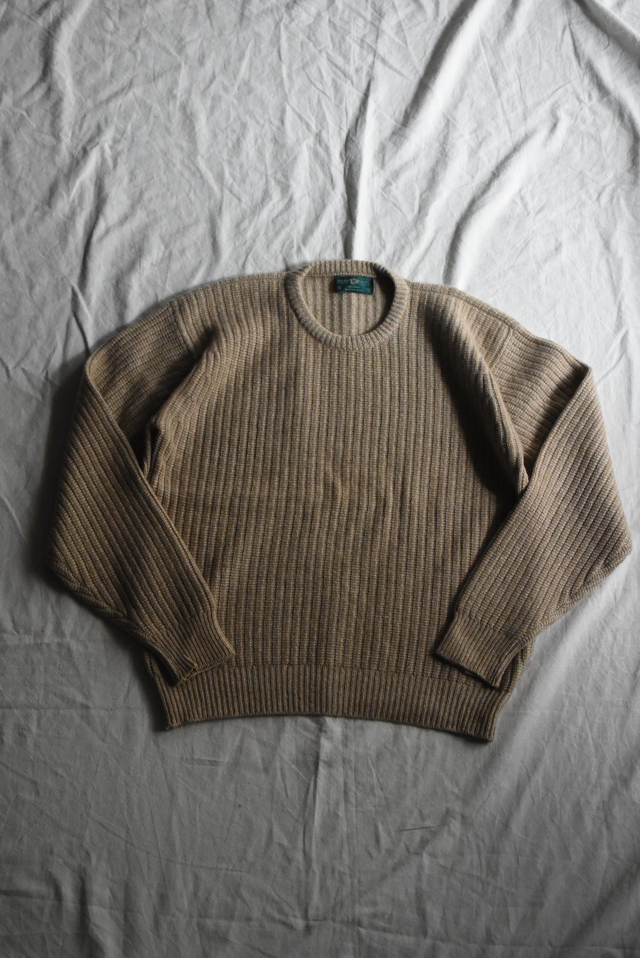 OK/90's "ALAN PAINE" heavey cashmere crew neck knit