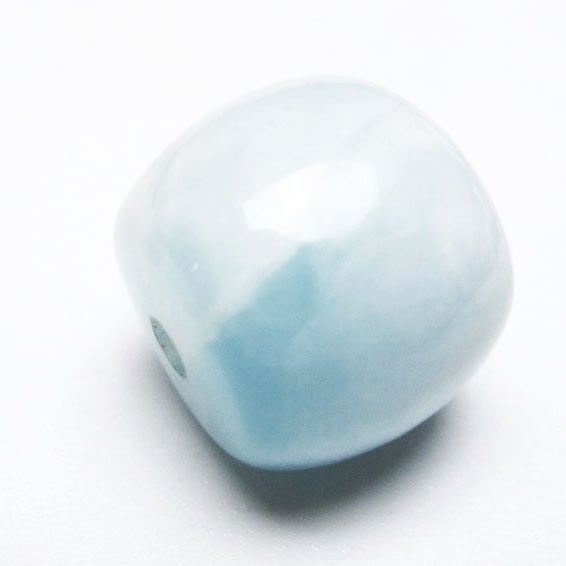 ラリマー パーツ ビーズ 穴あき アクセサリーパーツ ハンドメイド 一点物 [M便 1/10] 112-11332