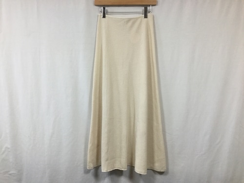 HAKUJI " WAFFLE SKIRT " IVORY