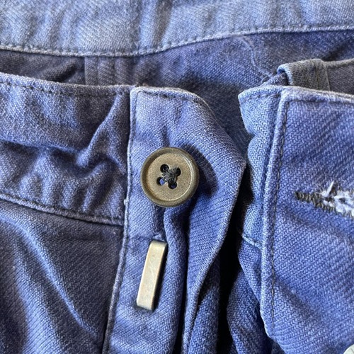 50-60s Vetra フレンチワーク コットン ブルー パンツ W32 詳細写真10