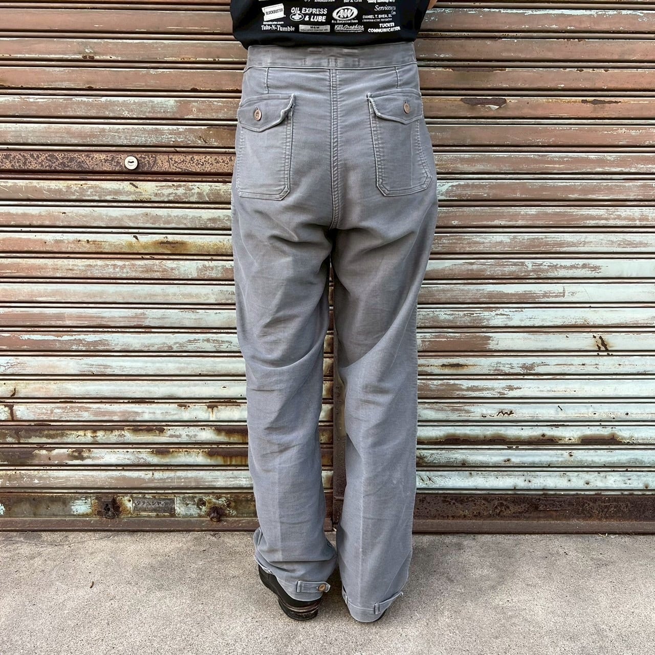 50s オランダ軍 実物 モールスキン タンカースパンツ ワークパンツ