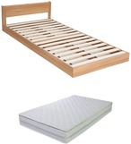 シングル ベッド シングルベッド すのこベッド ローベッド フロアベッド 【高密度ポケットコイルマッ