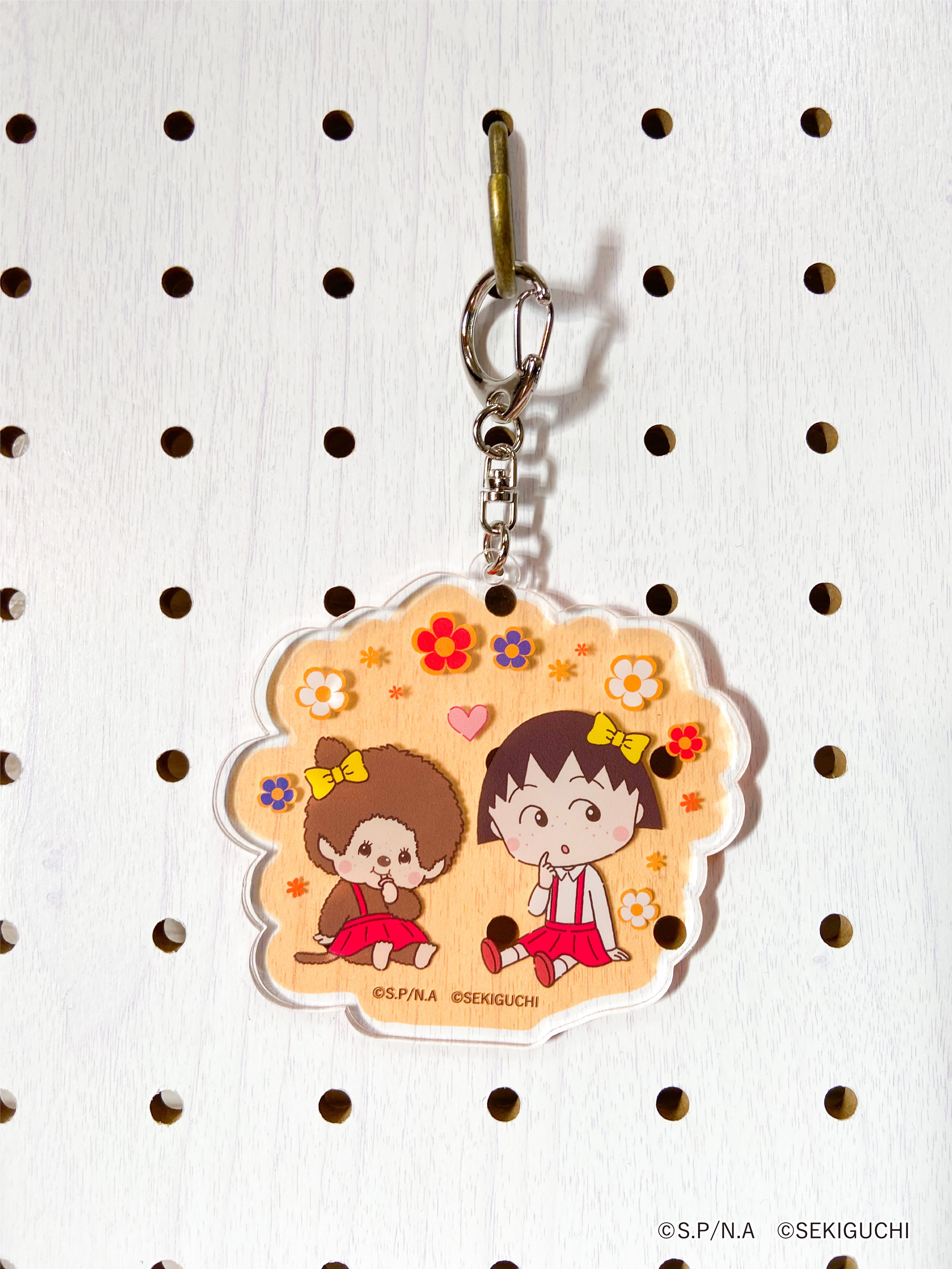 ちびまる子ちゃん×モンチッチコラボ アクキー おすわり