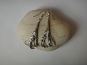 〈vintage silver925〉native american fringe pierce