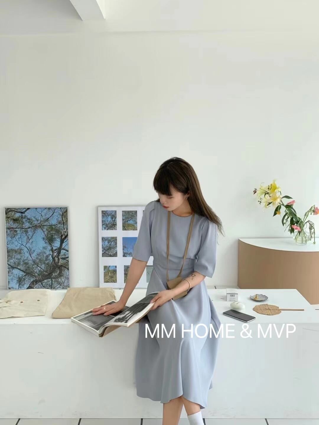 5部袖 ワンピース　AJ42441-2033