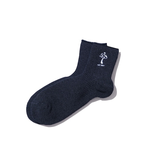 SURFSKATCAMP #Bad Trip Medium Socks Black