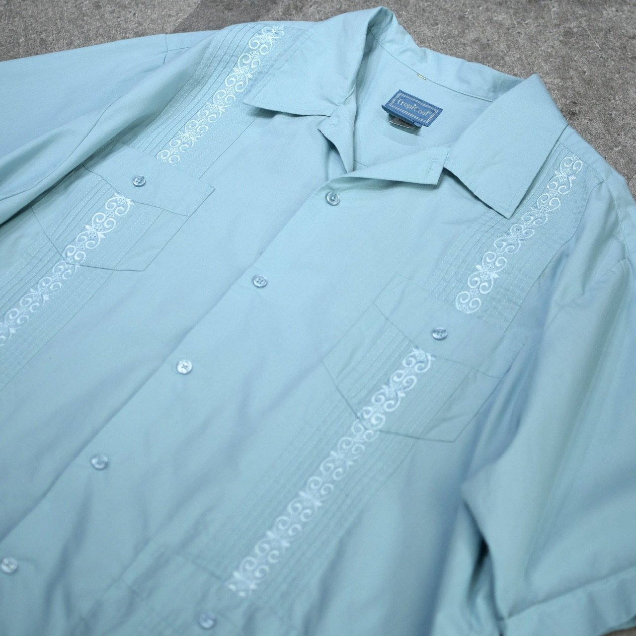 cuba shirt light blue