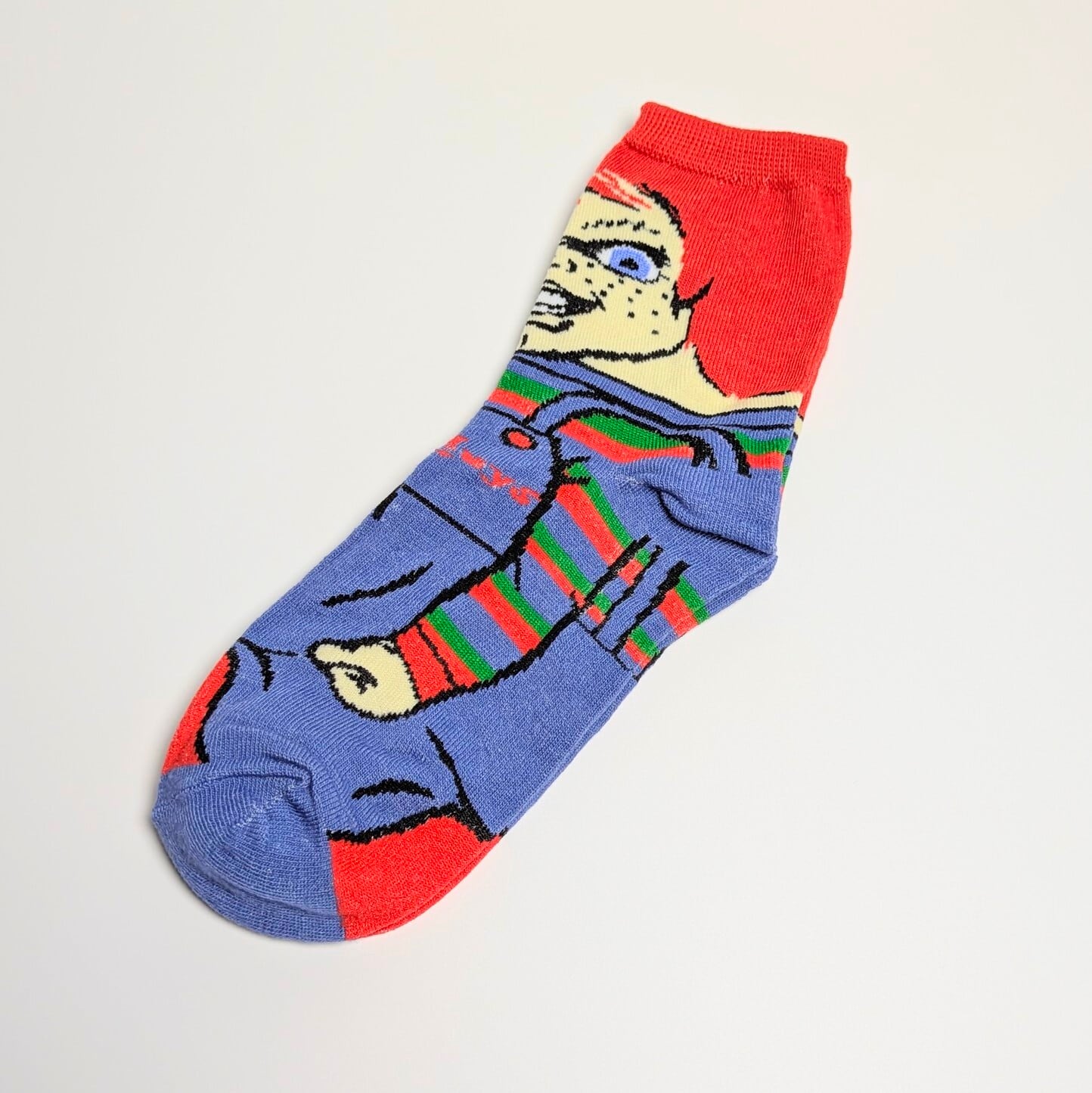 【 crew socks / クルーソックス 】【E】『 HORROR MOVIE Character Socks 5P SET 』ホラー映画キャラソックス5足セット 〚アメリカン雑貨 アメトイ〛