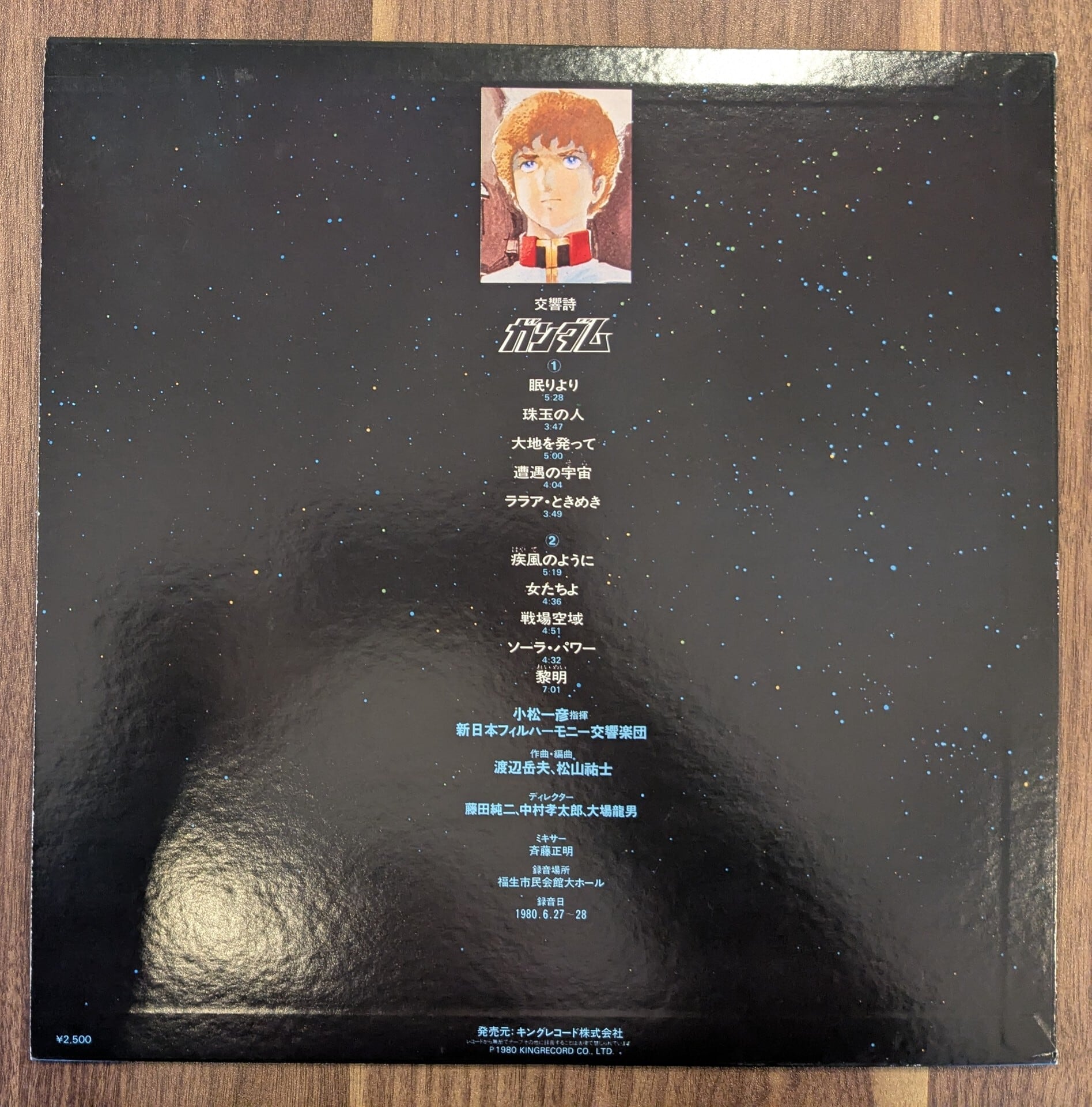 交響詩 機動戦士ガンダム」：LPレコード | 音とこだま