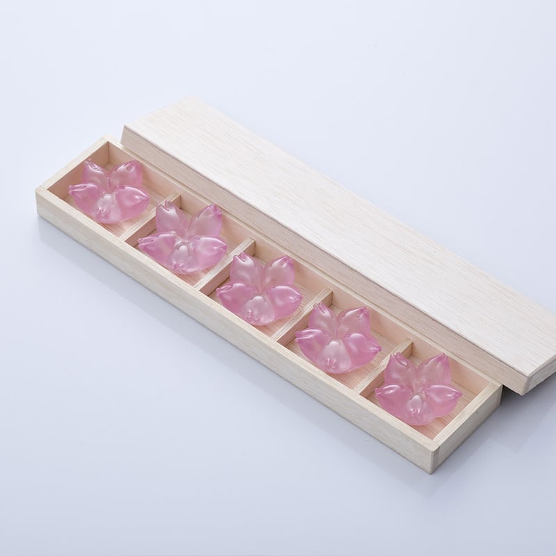 和のお箸置き・桜［1個］ | ナガノグラス 