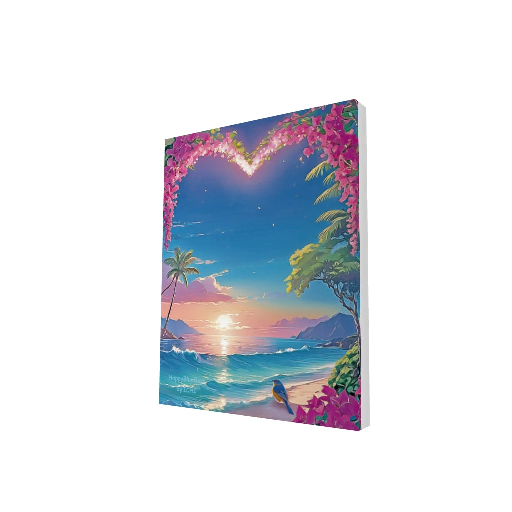 S_南国のおだやかな朝日 | 絵画 インテリア ショップ『Happy Blue Bird』