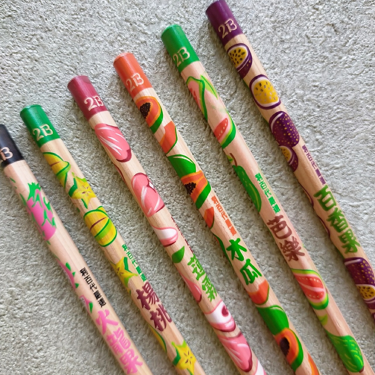 利百代（LIBERTY）台湾フルーツ鉛筆　6本セット