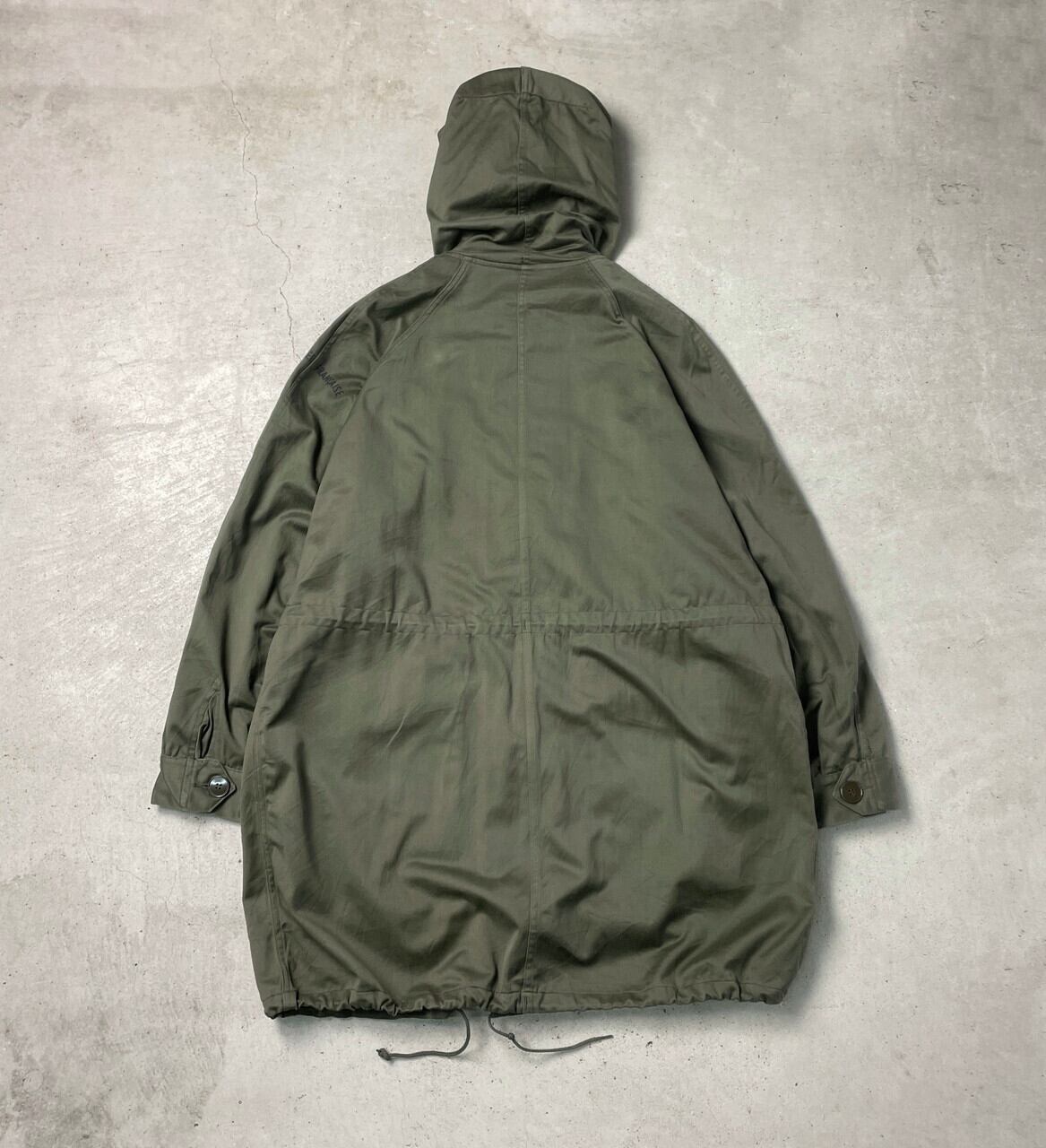 70s vintageフランス軍 M64 パーカー ミリタリー モッズコート 70s フランス軍 実物 M-64 ヴィンテージ フィールドパーカー 92C