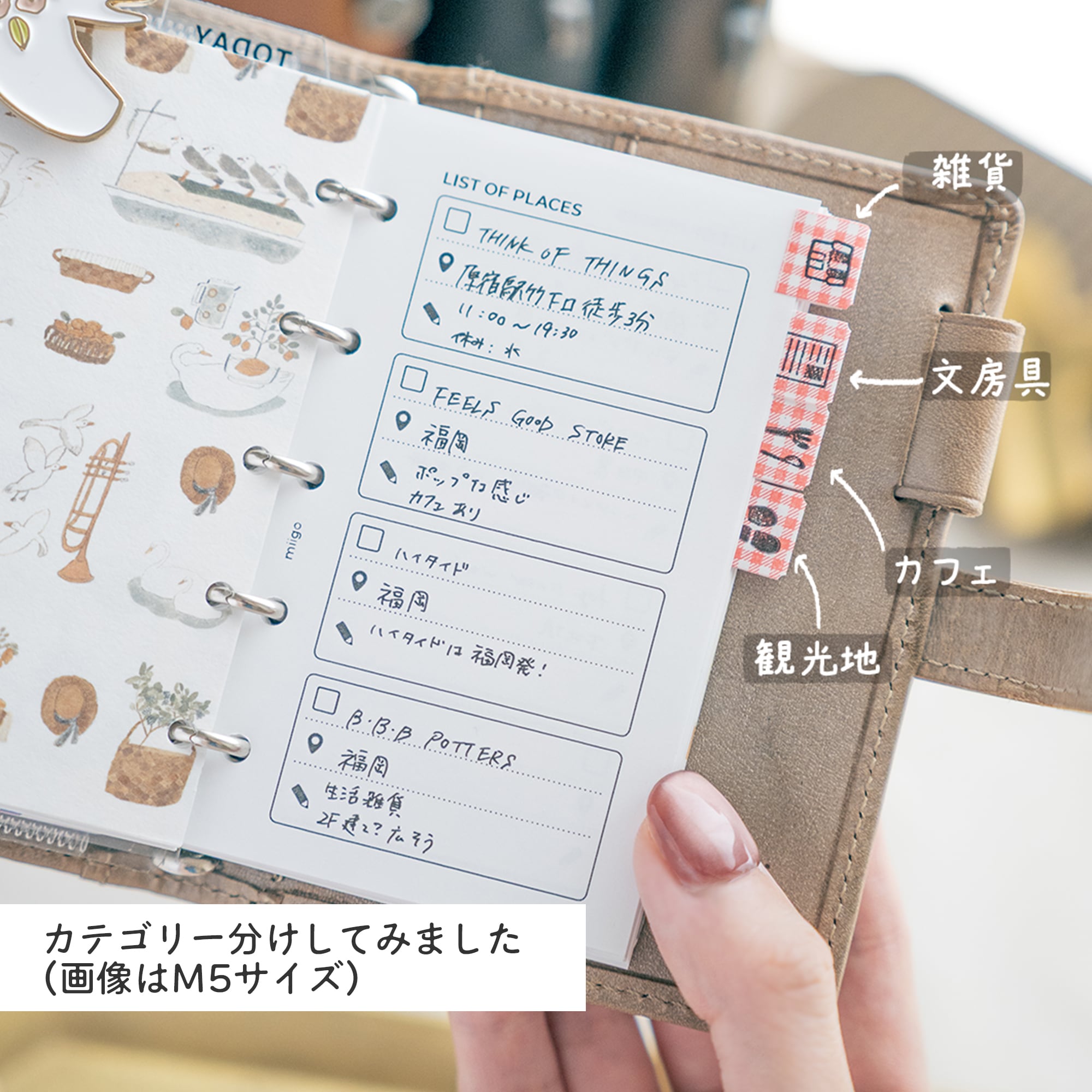 行きたい場所リスト | M6