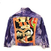 【kimonojk36】着物デニムジャケット KIMONO DENIM JACKET